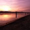 Rhein am kalten Morgen