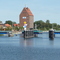 Handbetriebene Drehbrücke
