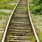 Bahngleise im Westen