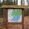 Bederkesa-Holzurburg / Informationstafel zu den Wanderwegen im Holzurburger Wald - Bederkesaer See