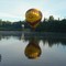 reflection of balloon in Willamette River, Near Newberg,Oregon