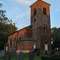 Kinoulton, St Lukes, in the red sunset.