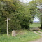 Sandstone trail markers