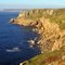 Irish Lady in foreground and Cape Cornwall on horizon