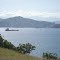 View from GEMO Isand across Fairfax Harbour entrance to DownTown Port Moresby with Touaguba Hill on centre left, PNG, Photo by Paul Barker, on 30-01-2011