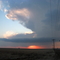 2007 - February 23rd - 6:10PM CST - Early season Kansas thunderstorm, looking W.