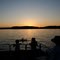 Swimming at Sunset in Fish Trap Lake