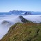 Clouds falling