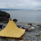 Looking northward up Lynn Canal from my campsite near Eldred Rock Lighthouse