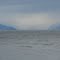 Looking north up Lynn Canal on a stormy day.