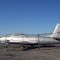 F80 trainer, retired, at Burlington, Iowa airport