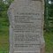 Stone commemorating the peace day of world war II