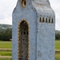 Blue shrine at Hembyrdgård