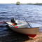 The boat at Badhusviken, Möckeln, southern Småland. July 2006.