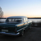 A beautiful car near the lake Tiken in Tingsryd