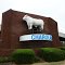 huge Charolais bull visible from I-29, American International Charolais Association, Kansas City, MO