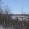 Kebnekaise as seen from Nikkaluoktavägen in winter