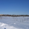 View towards Kiruna and Yli Lombolo in winter