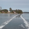Långfärdsskridsko på Bergviken i Söderhamn