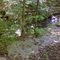 FLT M08 4.92 mi - 5 12' puncheons in ravine, 3 4x4's on 6x6 sills, on rock gabions, ~ 30 rock steps