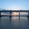 Carrabelle River Bridge at sunset