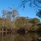 A deeper pool downstream