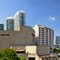 Miami convention center,seen from the inner loop people mover