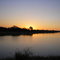 sunset over a lake in Sabi Sands