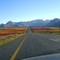 Western Cape: Hex River Valley vineyards in Autumn from the N1 National Highway