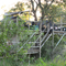 Rhino Walking Safaris - sleepout tent platform