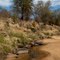 Almost dry river bed at Mazunga Camp