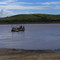 Ferry crossing kei river in kei mouth