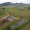 N-E view of a typical Cattle Milking Station in Tsitsikamma, Eastern Cape, South Africa.