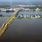 Aerial View of Decatur, Alabama from Tennessee River