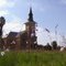 Nieuwoudtville. Kerk tussen blomme