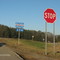 I-20 signs, stop sign