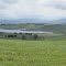 Panoramic view towards the Berg from the Cobham Road. Main Berg hidden in the clouds!