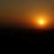 South Africa, Soweto, Red twilight hour