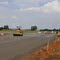 Main entrance to the new suburb next to Sebokeng construction underway