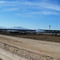 Cattle yards to the south