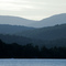 Green Mountains from across Lake Bomoseen, Bomoseen State Park, near West Castleton, Vermont