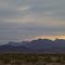 Big Maria Mountains. Stormy sunset.