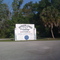 Sign for the Closed Strickland's Landing - Kingsley Lake