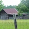 log corn crib part of totally intact pioneer homestead, Ellerbee Fla (7-2009)