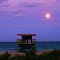 Moonlight over Miami Beach