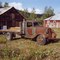 Flat - old mining cabins / vieilles cabanes de mineurs