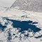 Icy lake near Denver