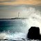 Evening Spray - Cape St Francis Lighthouse across the Bay