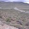Cold Springs Valley exit from the Chrysacolla tailings on the hill