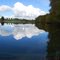 Clouds on  "Lac  de la Sorme"
